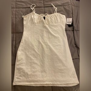 White mini dress never worn